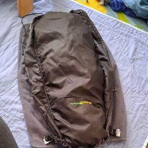 Black Clip On Coat Extender For Baby Wearing And Maternity